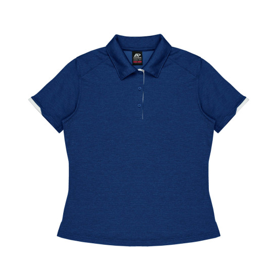 Lucia Womens Polos Navy White